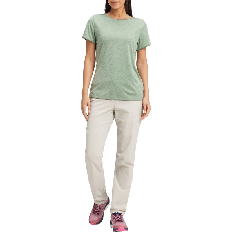 McKinley Hunu Damen T-Shirt melange green sm