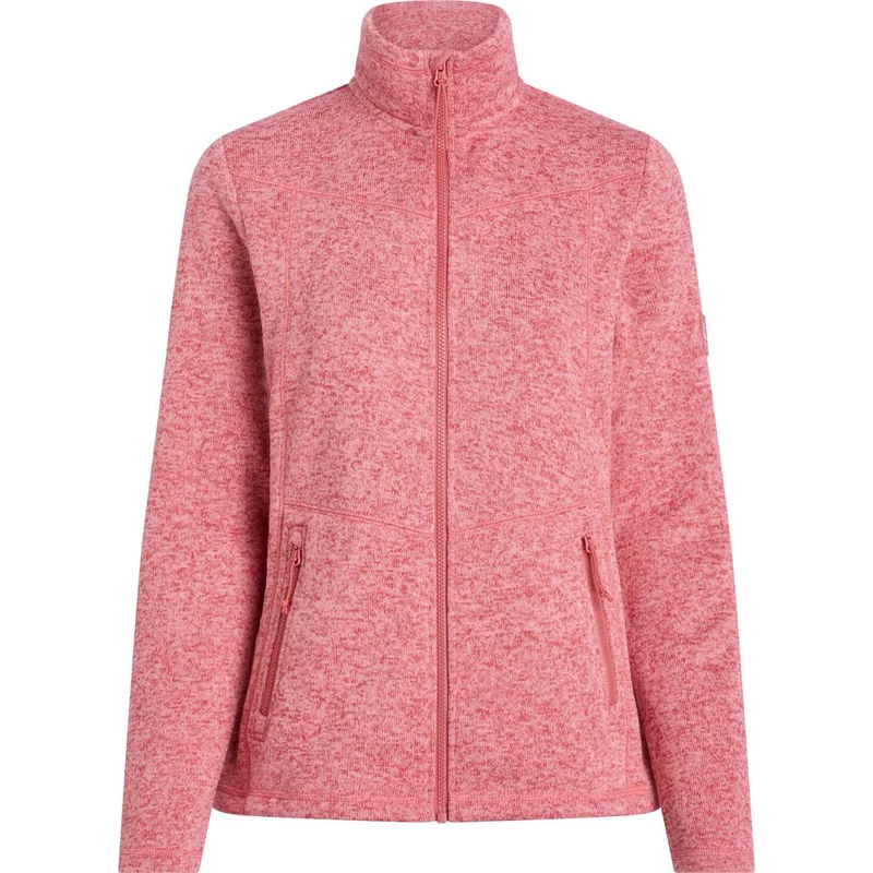 McKinley Rubin III Damen Fleecejacke melange red