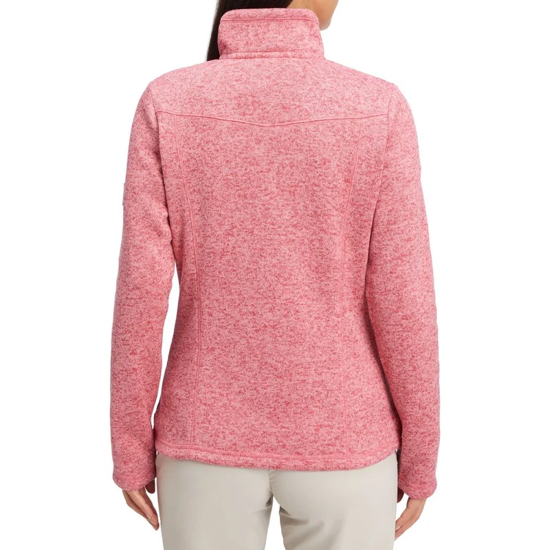 McKinley Rubin III Damen Fleecejacke melange red