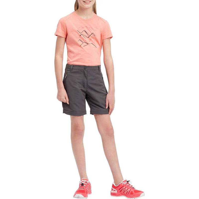 McKinley Alana II G Kinder Zipp-Off Wanderhose anthracite
