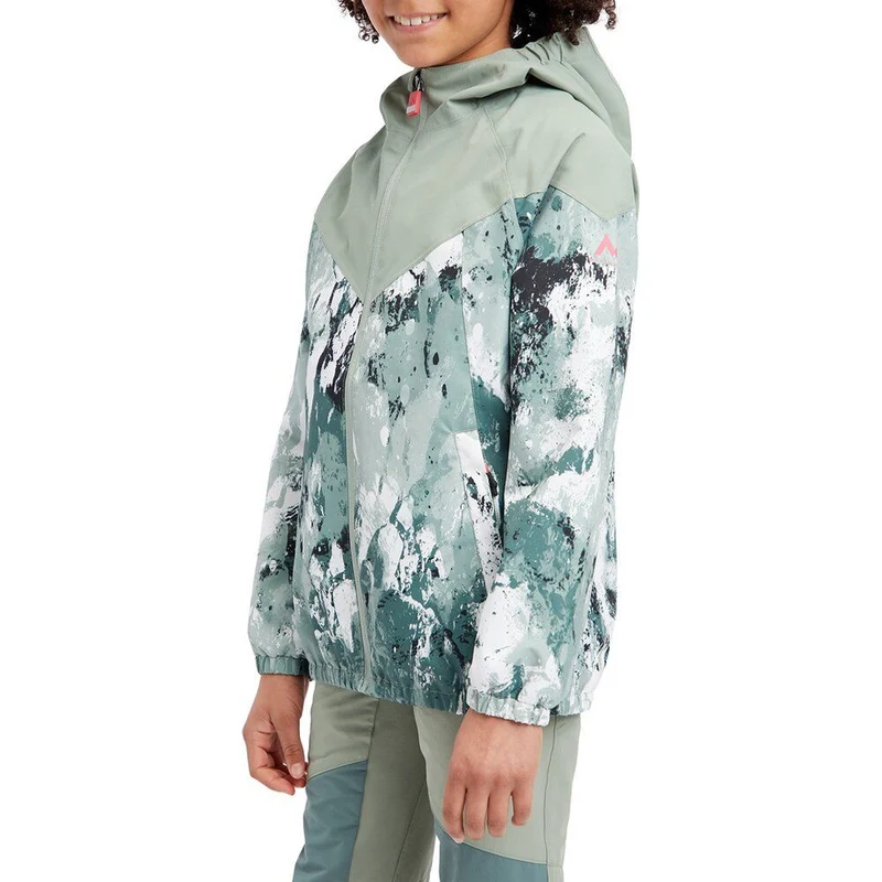 McKinley Mancor Gls Kinder Softshelljacke aop green smoke