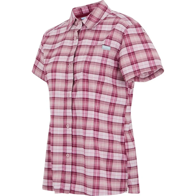 Regatta Womens Begarno Damen Kurzarmhemd lilas beaujol