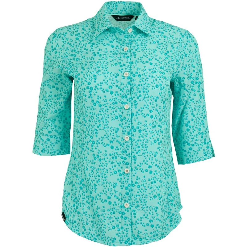 Regatta Kinnis Damen 3/4 Hemd aruba blue me