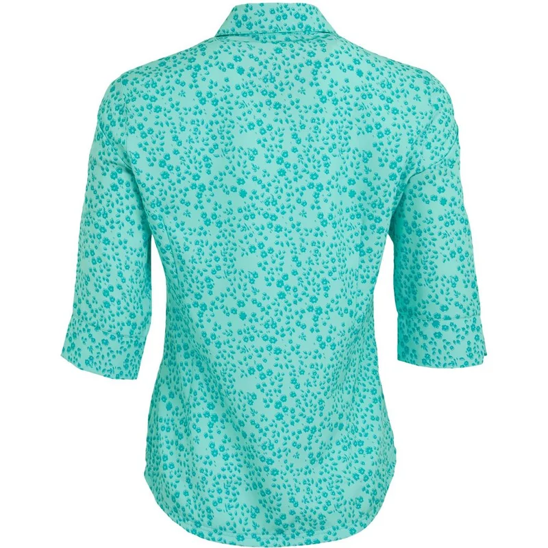 Regatta Kinnis Damen 3/4 Hemd aruba blue me