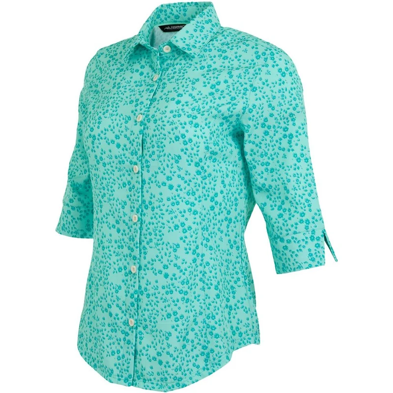 Regatta Kinnis Damen 3/4 Hemd aruba blue me