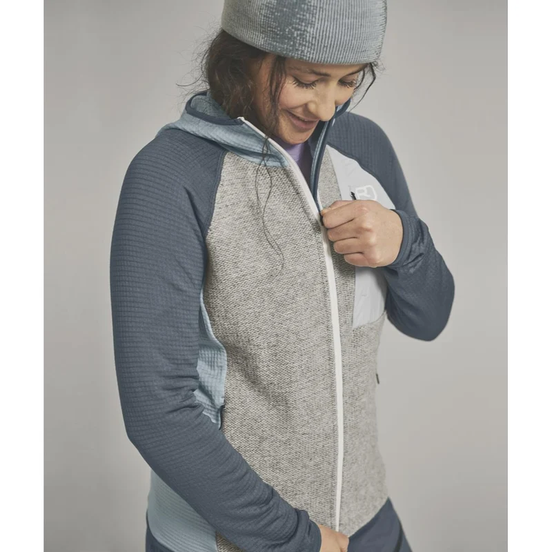 Ortovox Fleece GP Classic Knit Hoody Women glacier grey