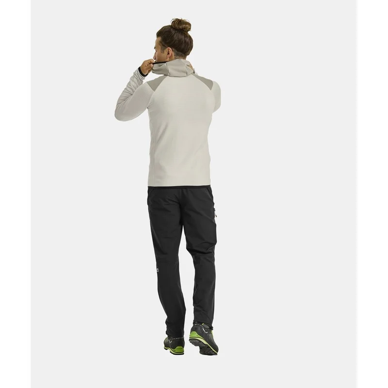 Ortovox Fleece Grid Hoody Man white chalk