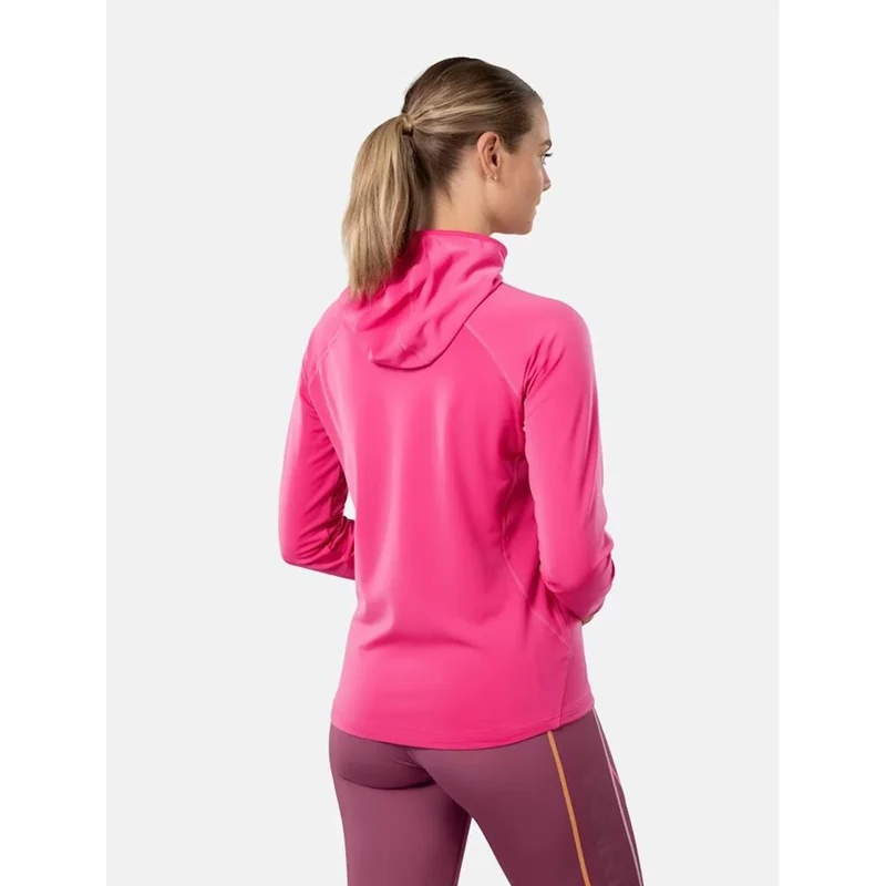 Kari Traa Mija Hooded Fleece berry Damen Fleecejacke