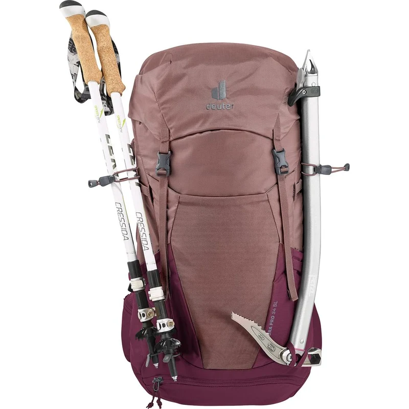 Deuter Futura Pro 34 SL Damen Wanderrucksack ashrose cassis