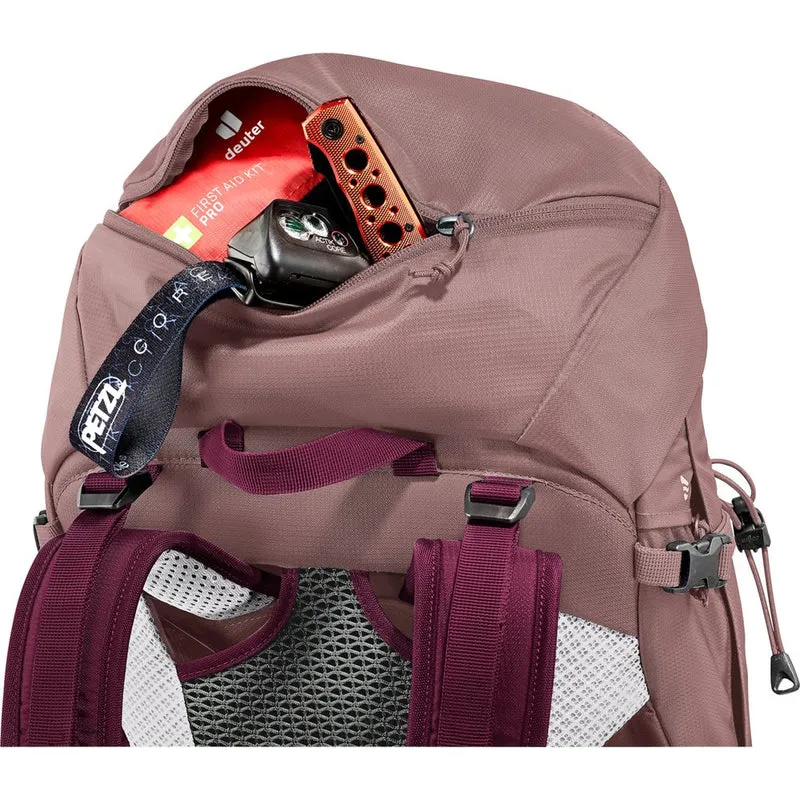Deuter Futura Pro 34 SL Damen Wanderrucksack ashrose cassis