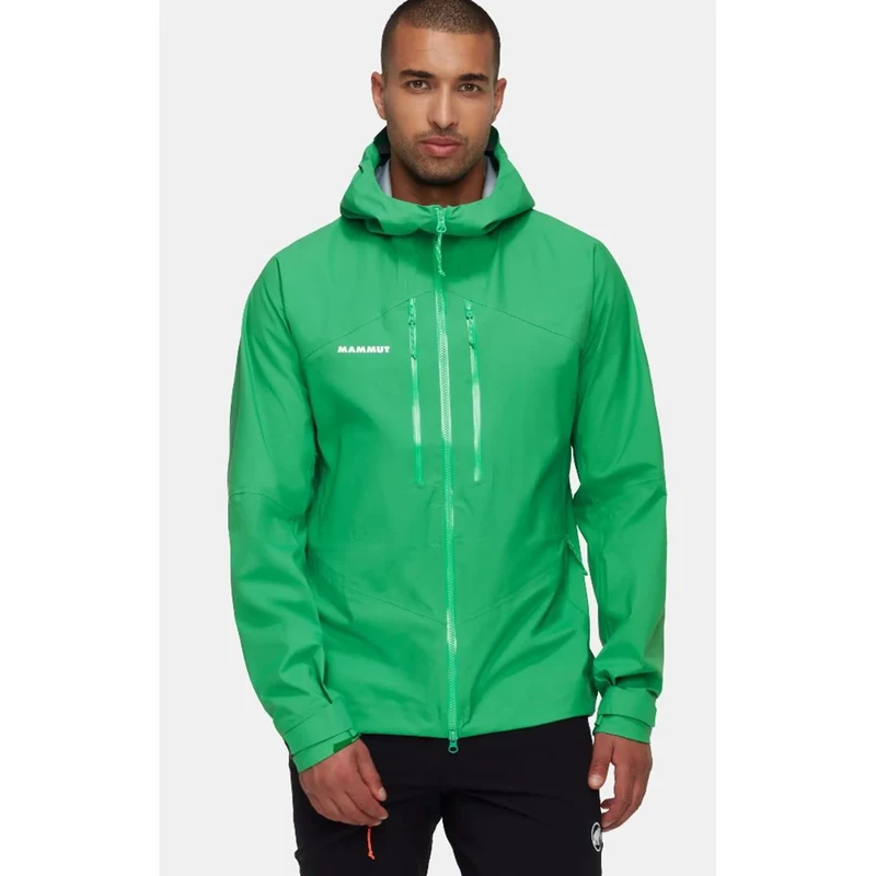 MAMMUT Taiss HS Hooded Jacket Men pinea Vielseitige 3-Lagen-Hardshelljacke