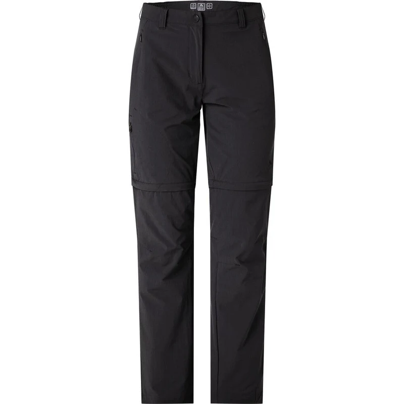 McKinley Malik II Damen Zip-Off Wanderhose black night