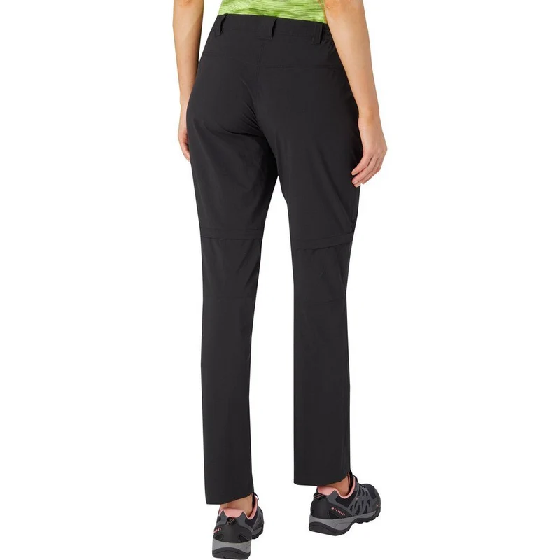 McKinley Malik II Damen Zip-Off Wanderhose black night