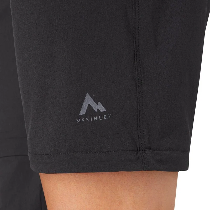 McKinley Malik II Damen Zip-Off Wanderhose black night