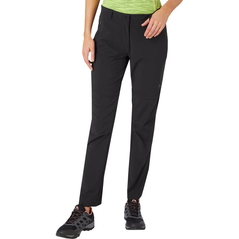 McKinley Malik II Damen Zip-Off Wanderhose black night