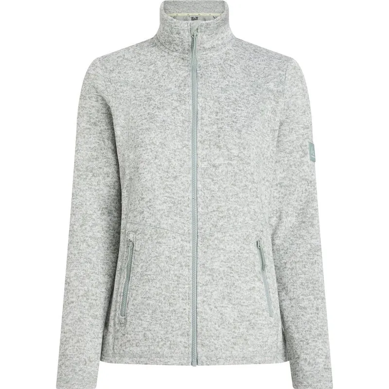 McKinley Rubin III Damen Fleecejacke melange green smoke
