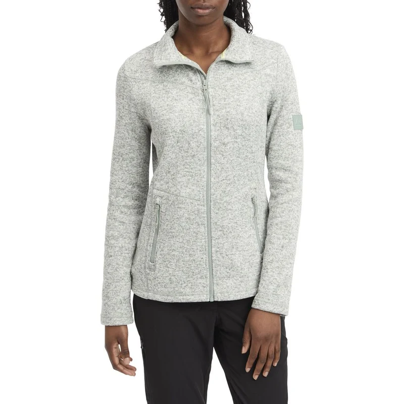 McKinley Rubin III Damen Fleecejacke melange green smoke