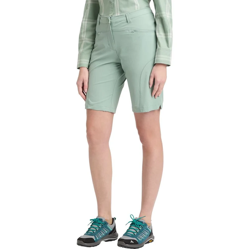 McKinley Cameron II Slim Fit Damen Wandershorts green smoke