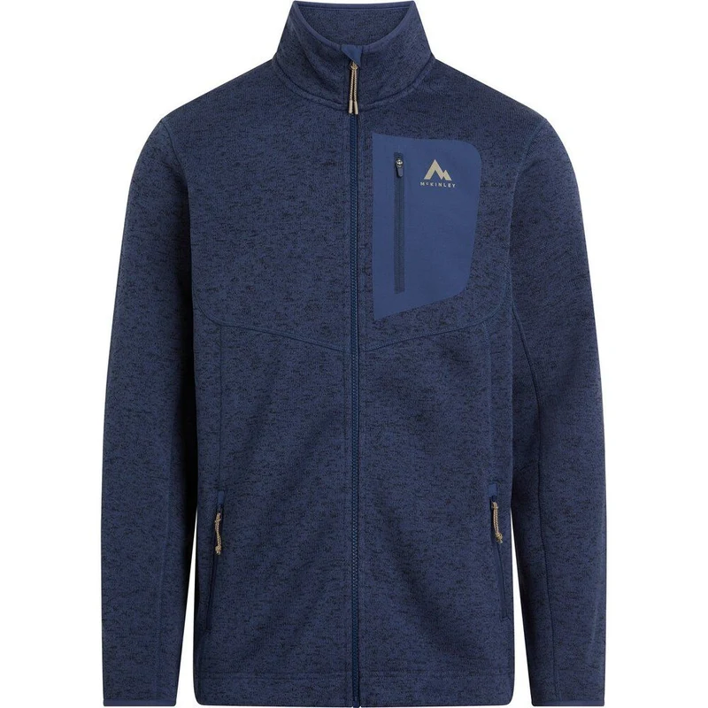 McKinley Skeena III Herren Fleecejacke melange navy