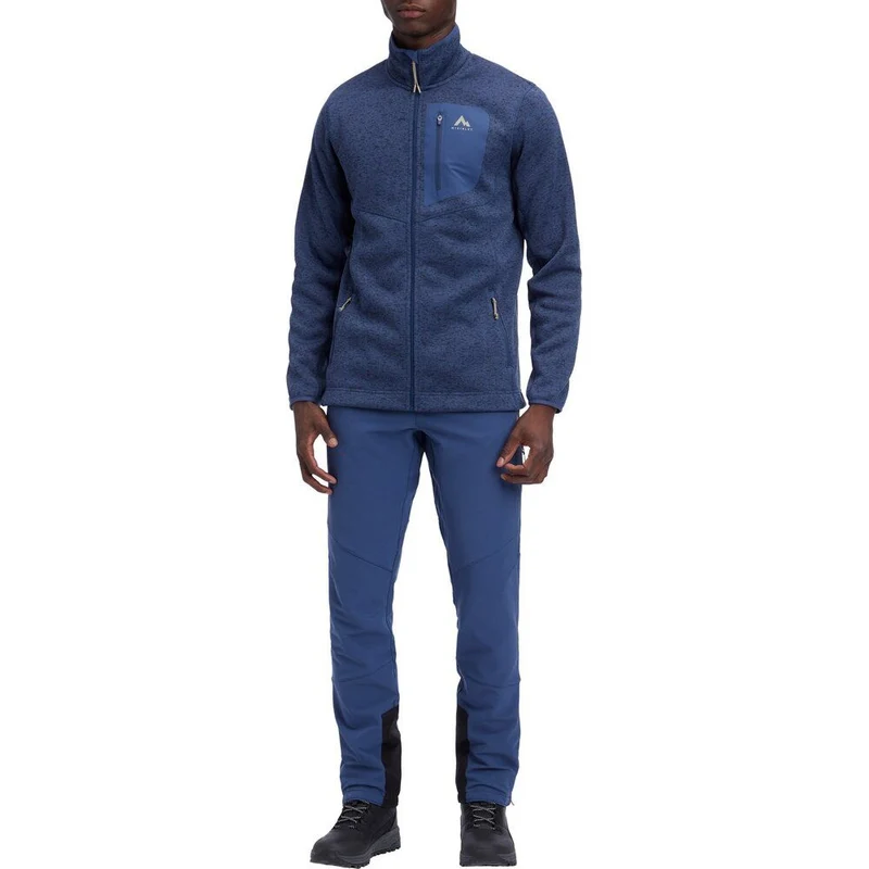 McKinley Skeena III Herren Fleecejacke melange navy