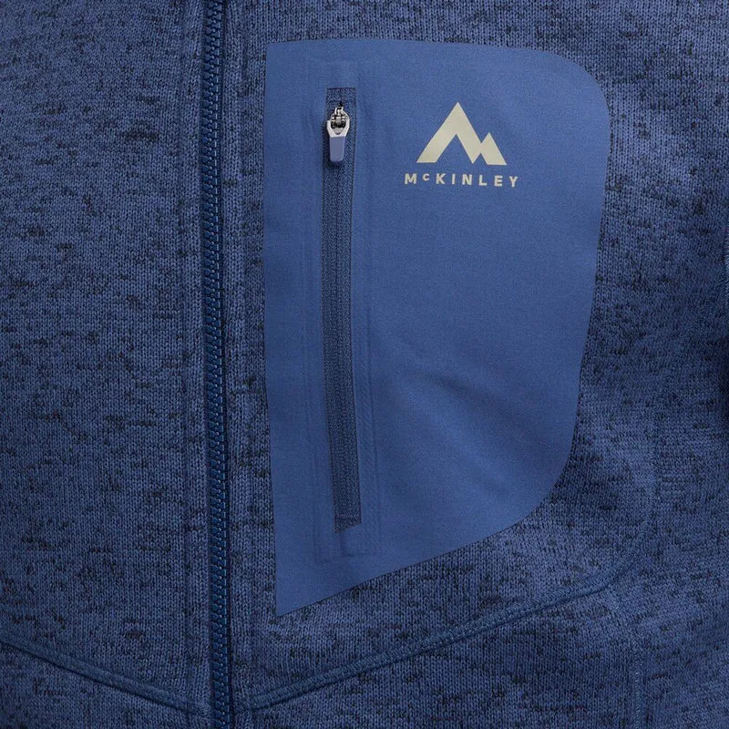 McKinley Skeena III Herren Fleecejacke melange navy