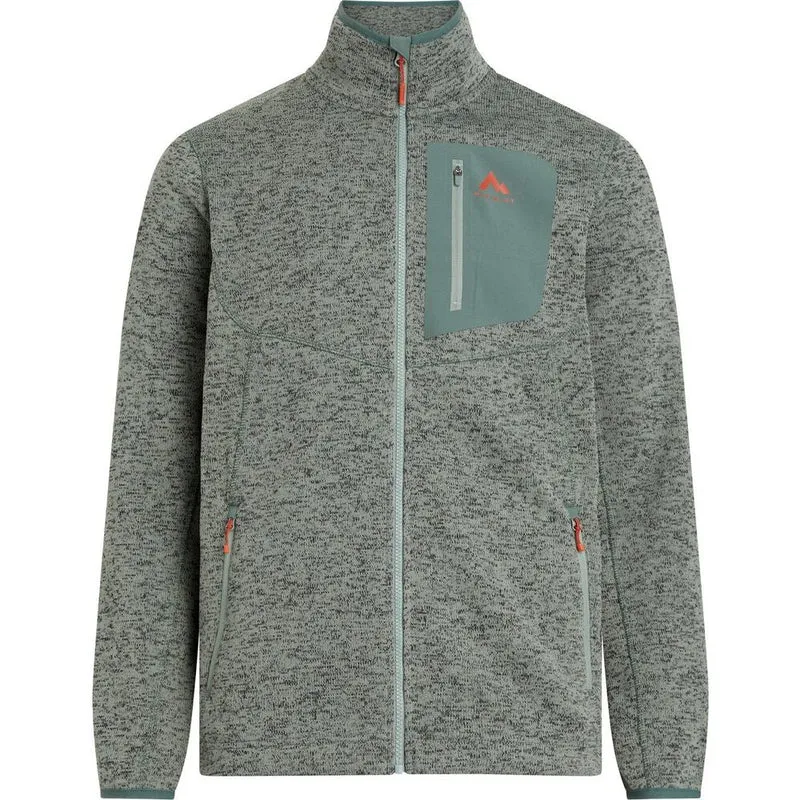 McKinley Skeena III Herren Fleecejacke melange green dark
