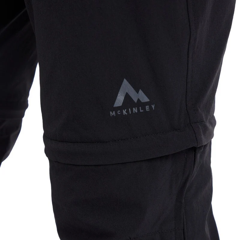McKinley Malloy II M Langgröße Herren Zipp-Off Wanderhose black night