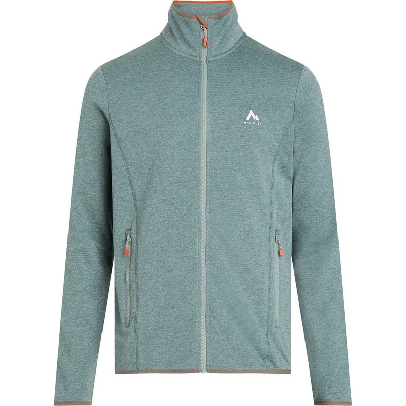 McKinley Roto IV Herren Fleecejacke melange green dark