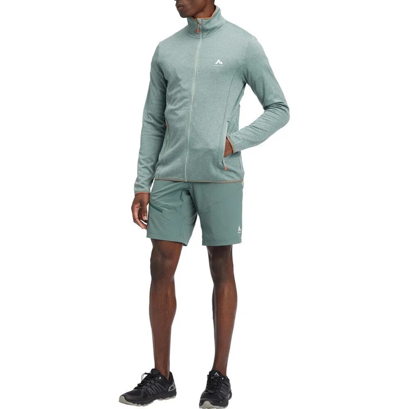 McKinley Roto IV Herren Fleecejacke melange green dark