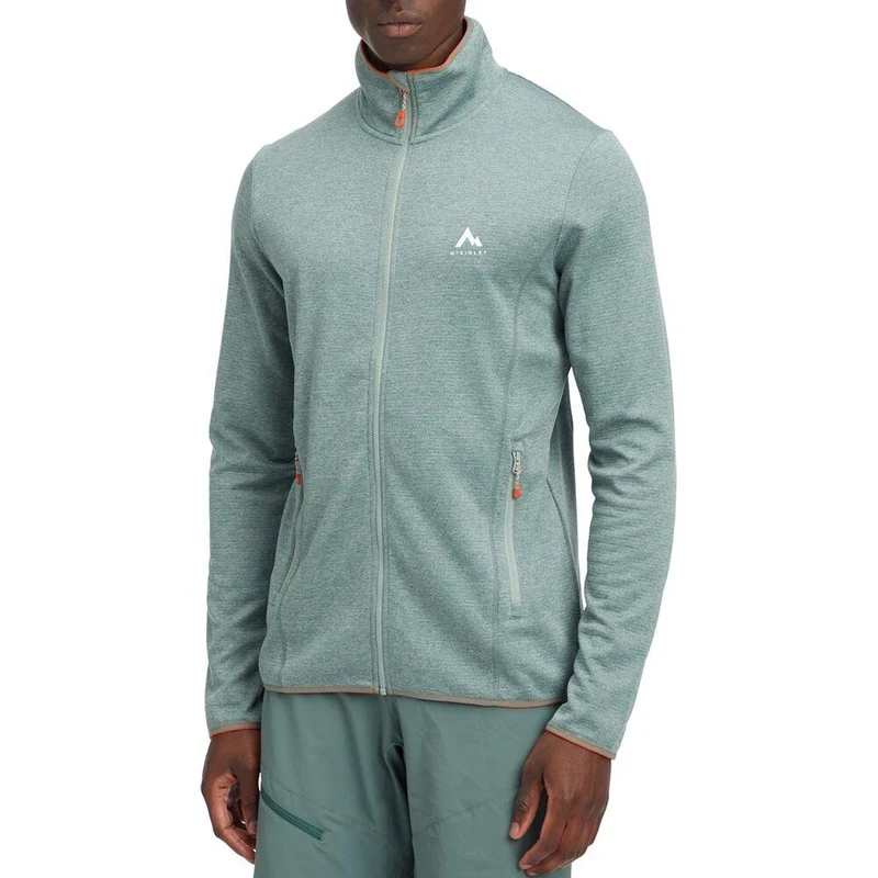 McKinley Roto IV Herren Fleecejacke melange green dark