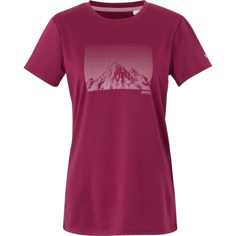 Regatta Womens Fingal IX Damen T-Shirt beaujolais
