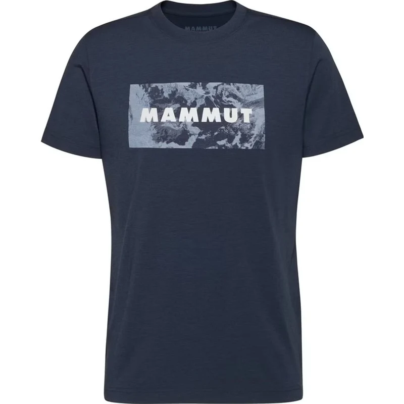 Mammut Trovat Logo Herren T-Shirt marine