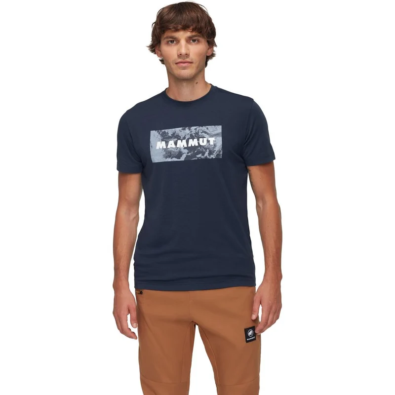 Mammut Trovat Logo Herren T-Shirt marine