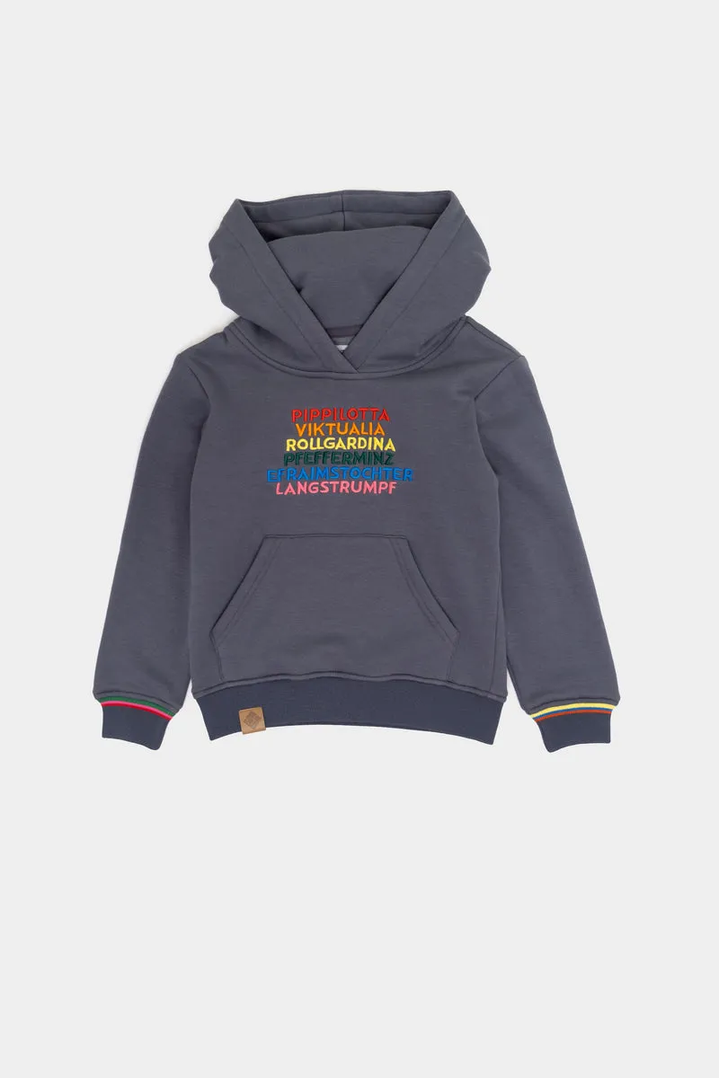 BAVARIAN CAPS Hoodie PIPPILOTTA VIKTUALIA taubenblau