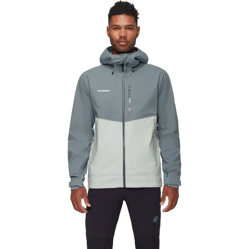 Mammut Alto Guide HS Hooded Herren Hardshelljacke silver sage strata