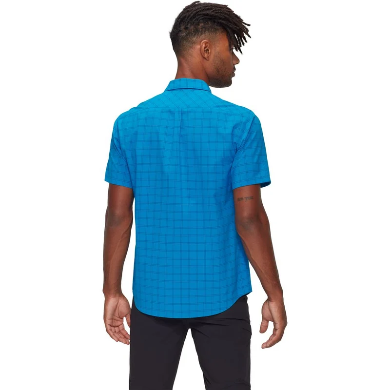 Mammut Lenni Herren Kurzarmhemd glacier blue marine