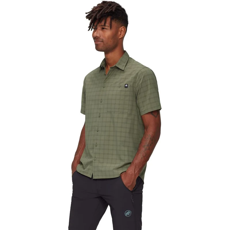 Mammut Lenni Herren Kurzarmhemd marsh dark marsh