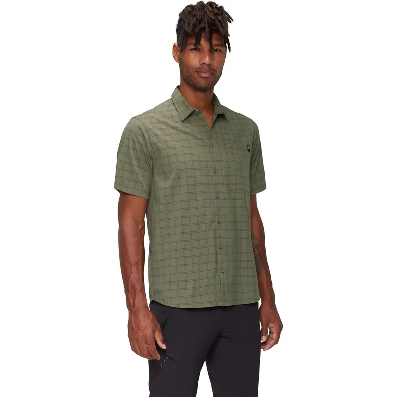 Mammut Lenni Herren Kurzarmhemd marsh dark marsh
