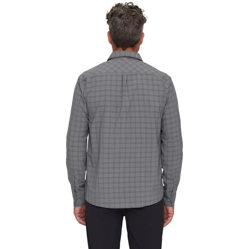 Mammut Lenni Herren Langarmhemd steel black
