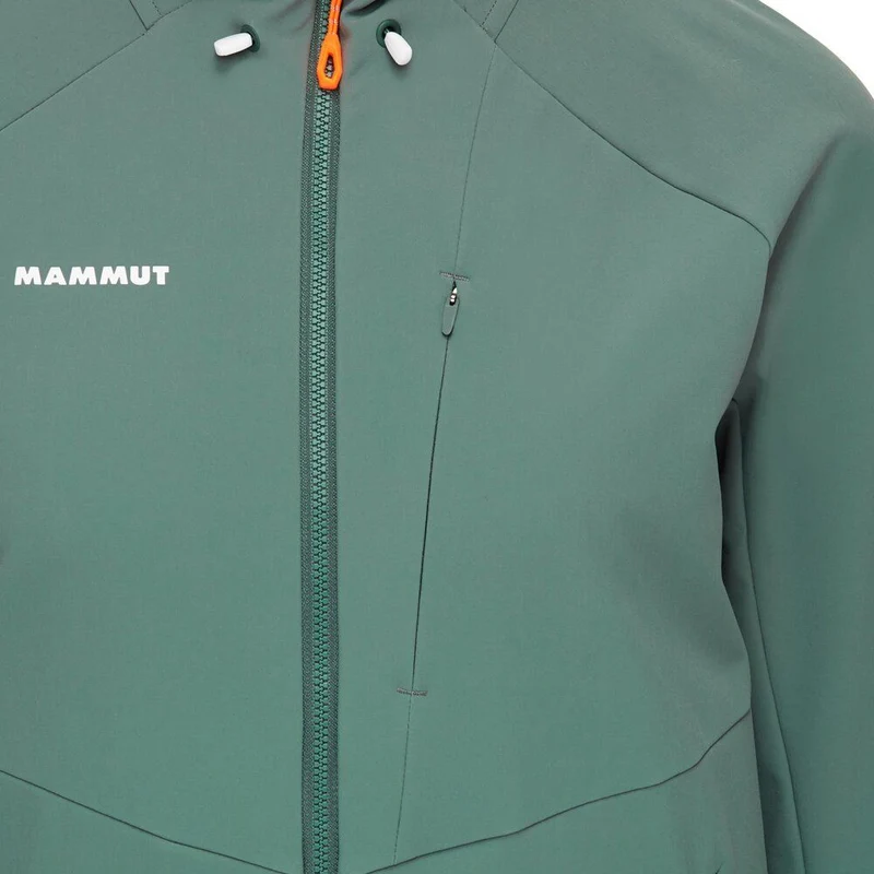 Mammut Ultimate Comfort SO Hooded Damen Softshelljacke dark jade