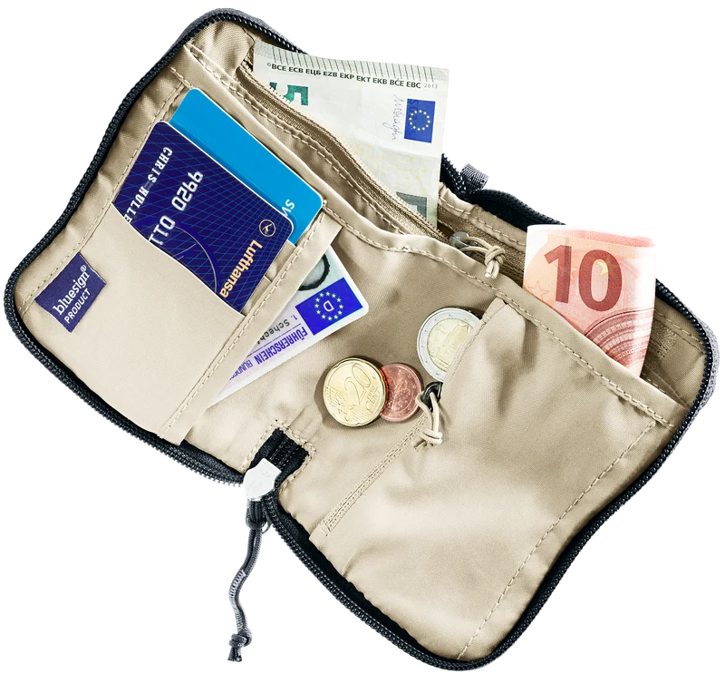 DEUTER Zip Wallet leichte Outdoor-Geldbörse mit Reißverschluss