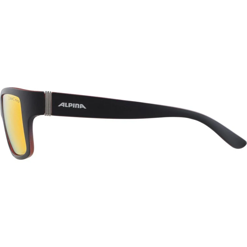 Alpina Kacey Herren Sonnenbrille black red matt