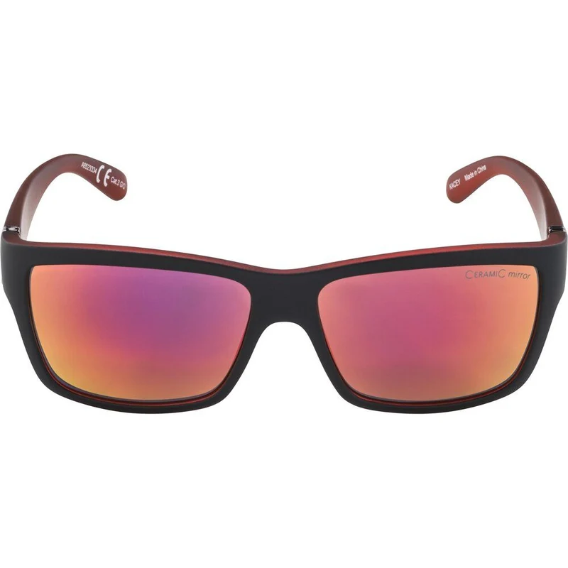 Alpina Kacey Herren Sonnenbrille black red matt