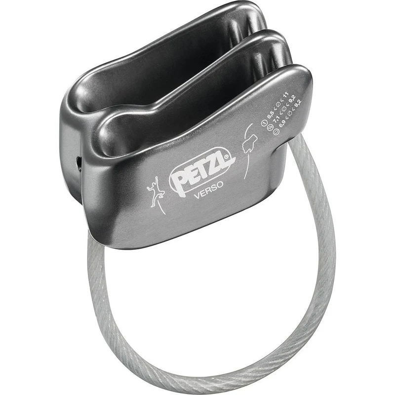 Petzl Verso Sicherungsgerät gray