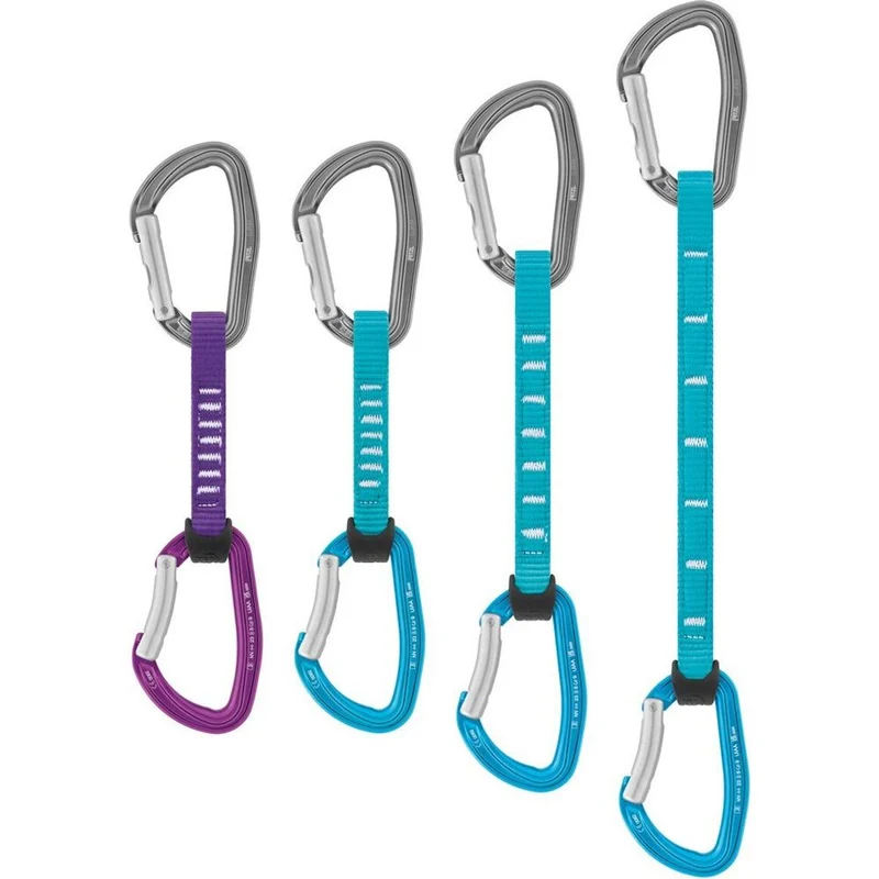 Petzl Djinn Acess Türkis Expressset 6 Stück 11cm