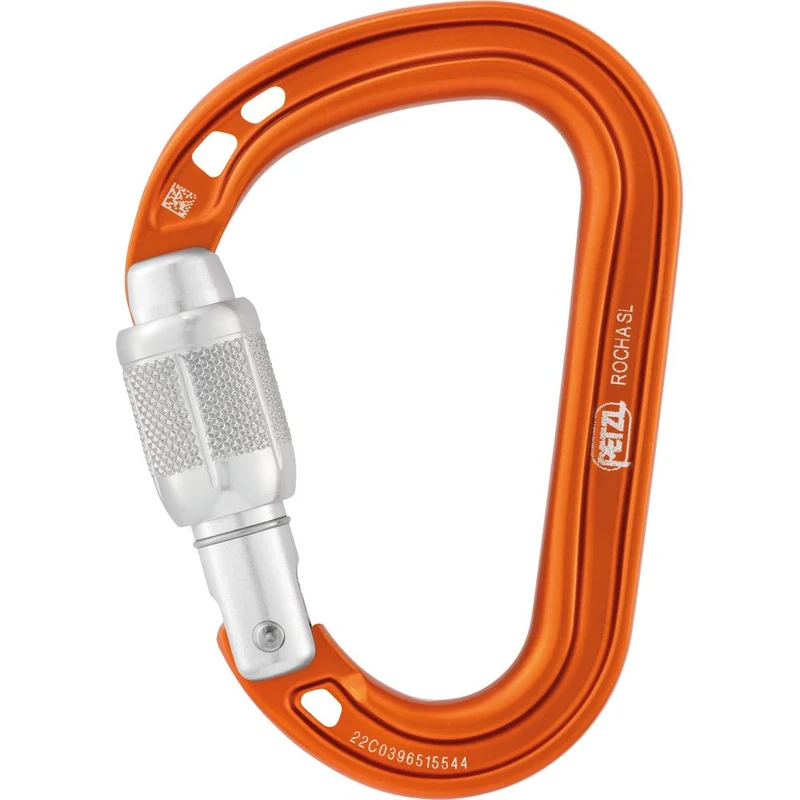 Petzl Karabiner Rocha Screw-lock Schraubkarabiner orange