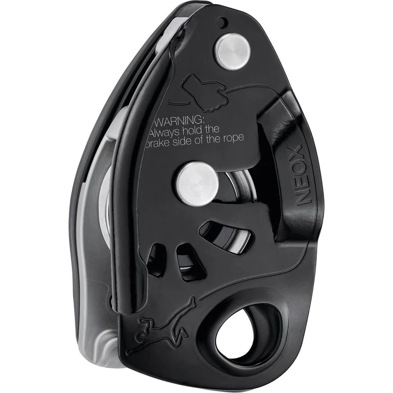 Petzl Neox Halbautomat Sicherungsgerät schwarz