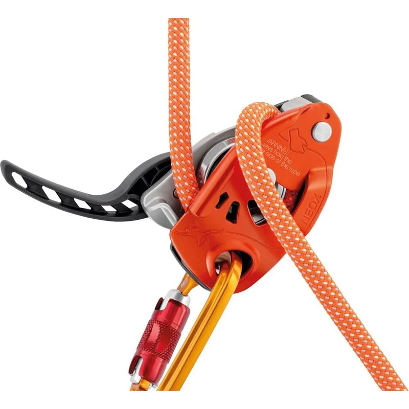 Petzl Neox Halbautomat Sicherungsgerät schwarz