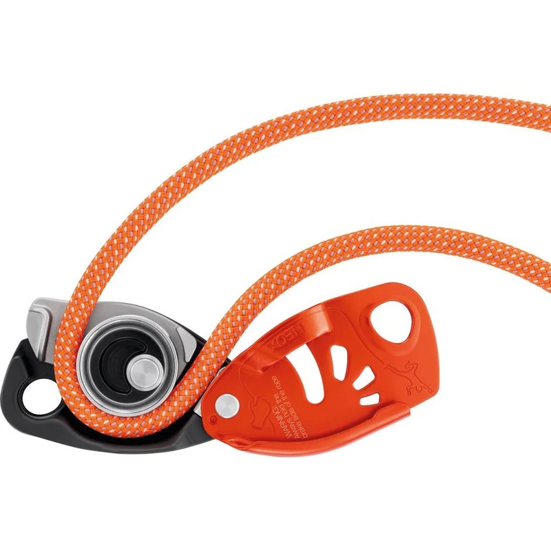 Petzl Neox Halbautomat Sicherungsgerät orange