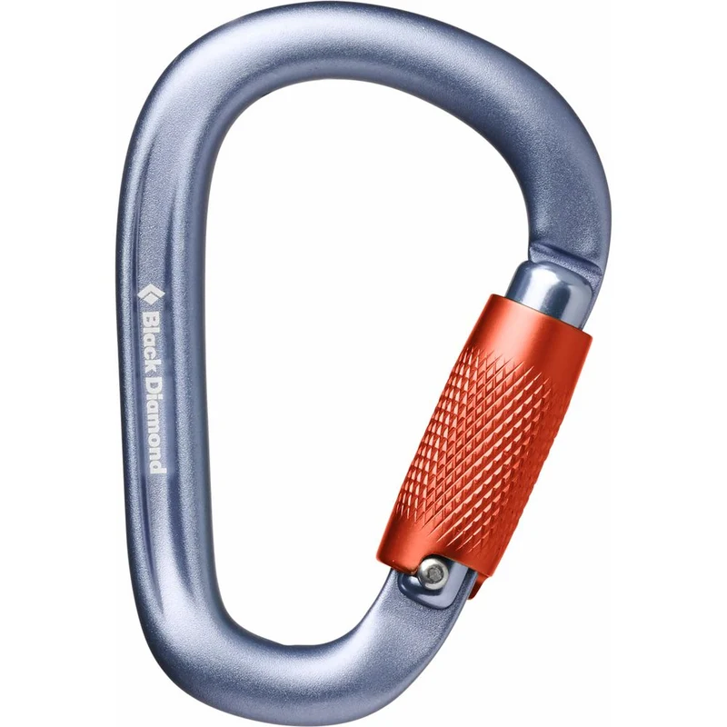 Black Diamond Pearlock Twistlock Karabiner gray